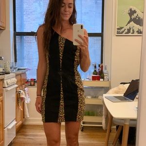 Rag and Bone Paneled Floral  Mini Dress (Size 2)